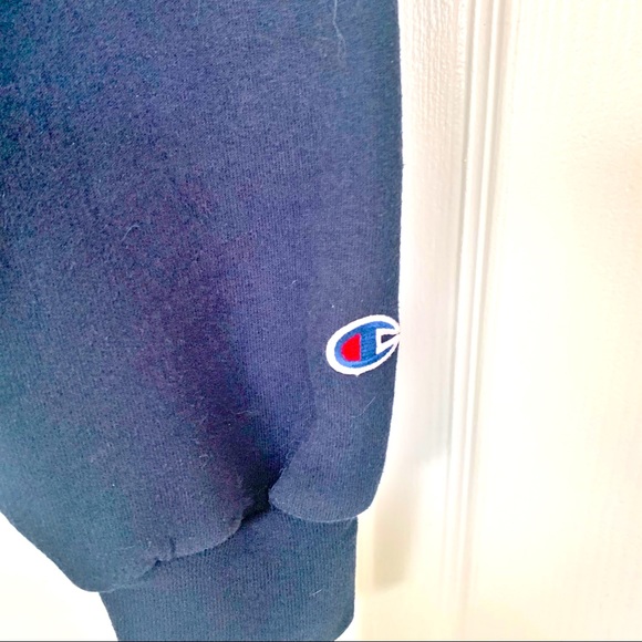 Vintage 90’s Champion Navy Blue Notre Dame Sweatshirt Sz. S - Picture 3 of 6
